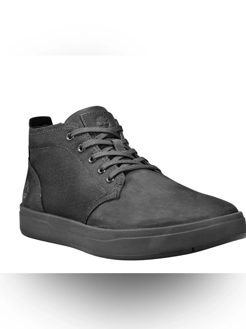 Timberland Davis Square Chukka Sneakers Men's 10 Blackout Nubuck NWT